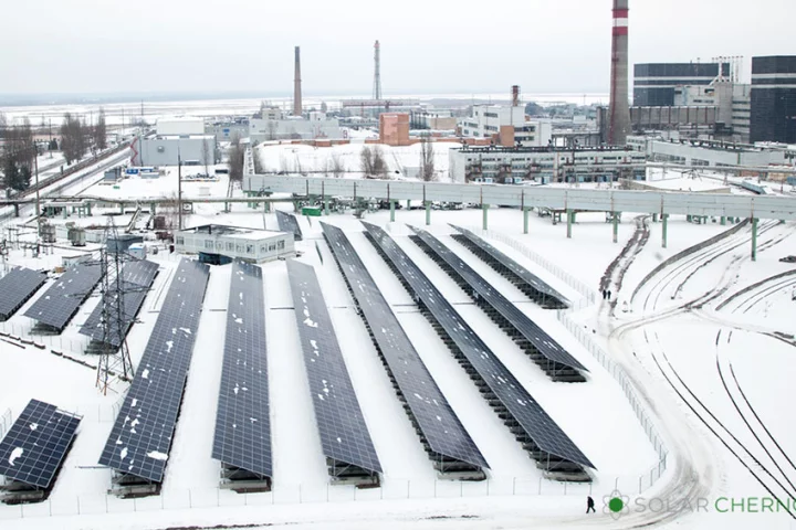 The Chernobyl Solar Power Plant, located on the site of the infamous 1986 nuclear disaster, has officially been opened