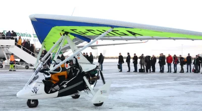 Flying For Freedom team carrying out flight tests in Sweden