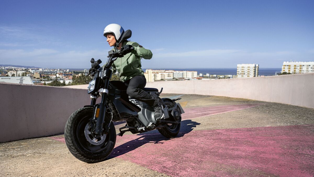 BMW's urban-cool CE 02 electric moto rides from concept to reality