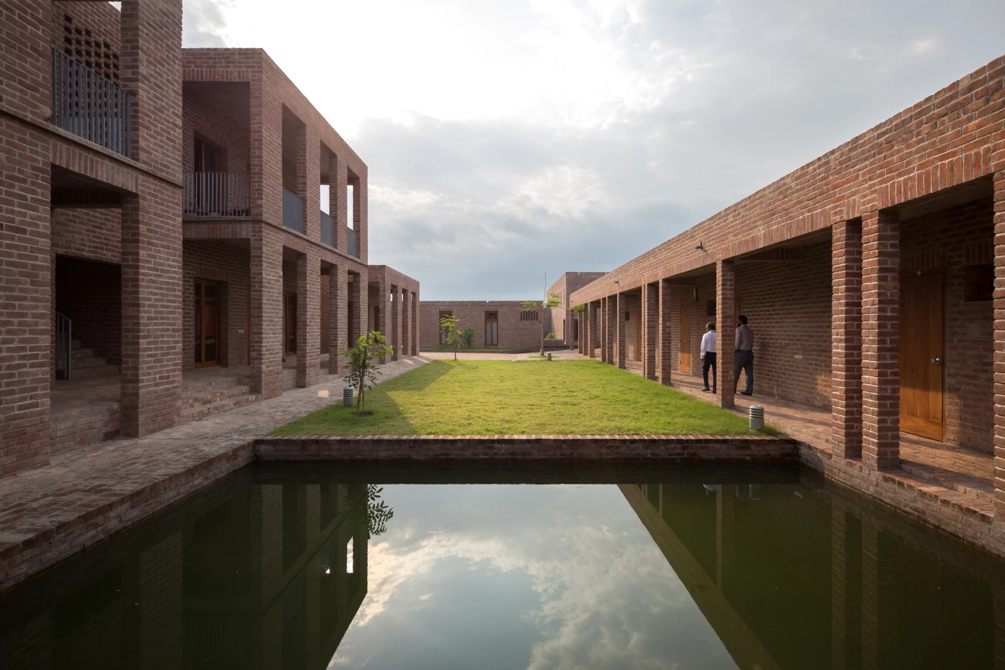 Friendship Hospital, Satkhira's inpatients and outpatients wards are separated by a canal