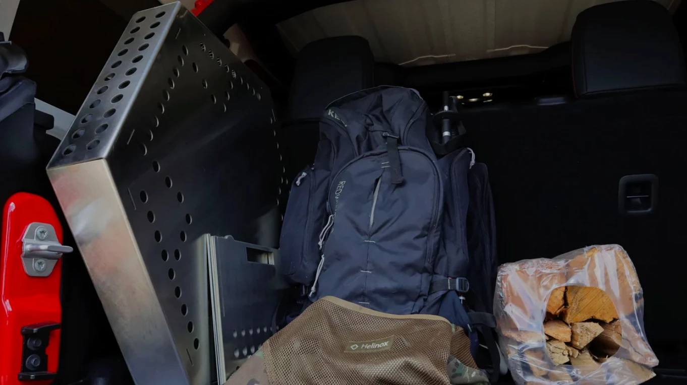 The Baird Built 6 Series doesn't appear to have any problems with hosting a fire, but it really sets itself apart by collapsing down and taking up minimal space in the car