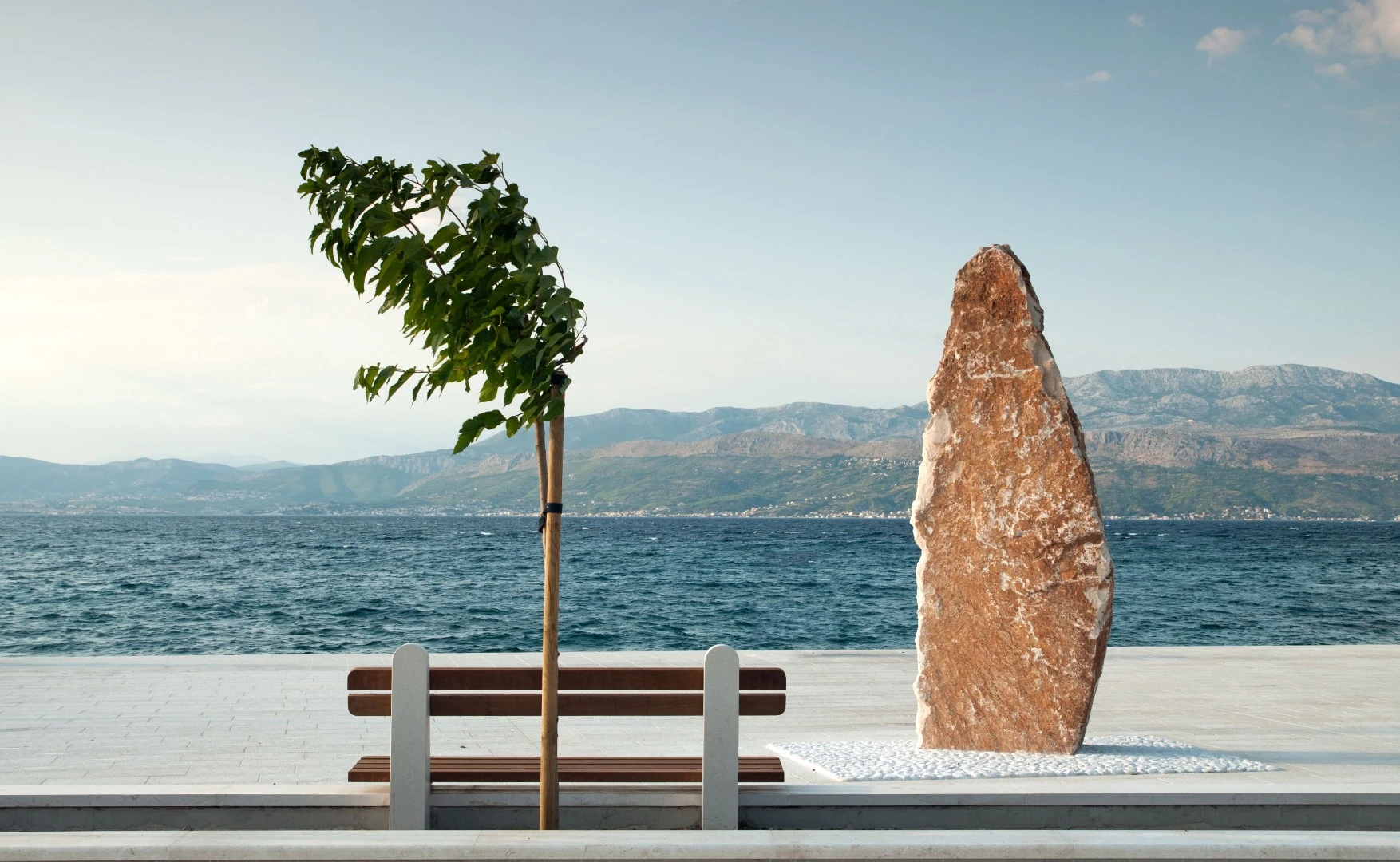 Coast minimalism, by Senad Tahmaz, was taken in Supetar, Croatia, with a Nikon D90. "Unusual, minimalistic view of the architecture detail," says the photographer