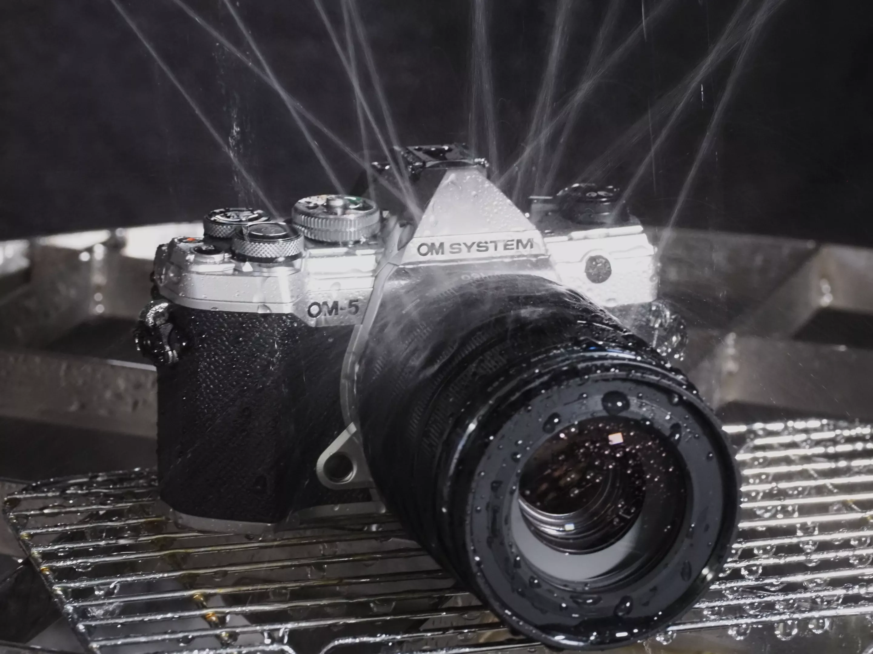 The OM-5 benefits from IP53-rated weather sealing