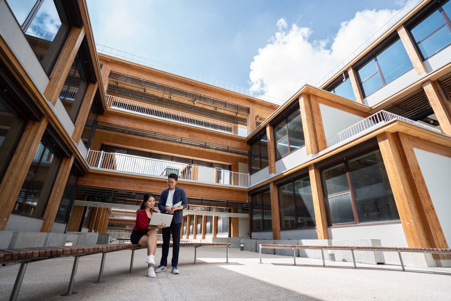 Gaia was constructed using trees from sustainably managed forests, so new trees were planted to replace those that were harvested for the build