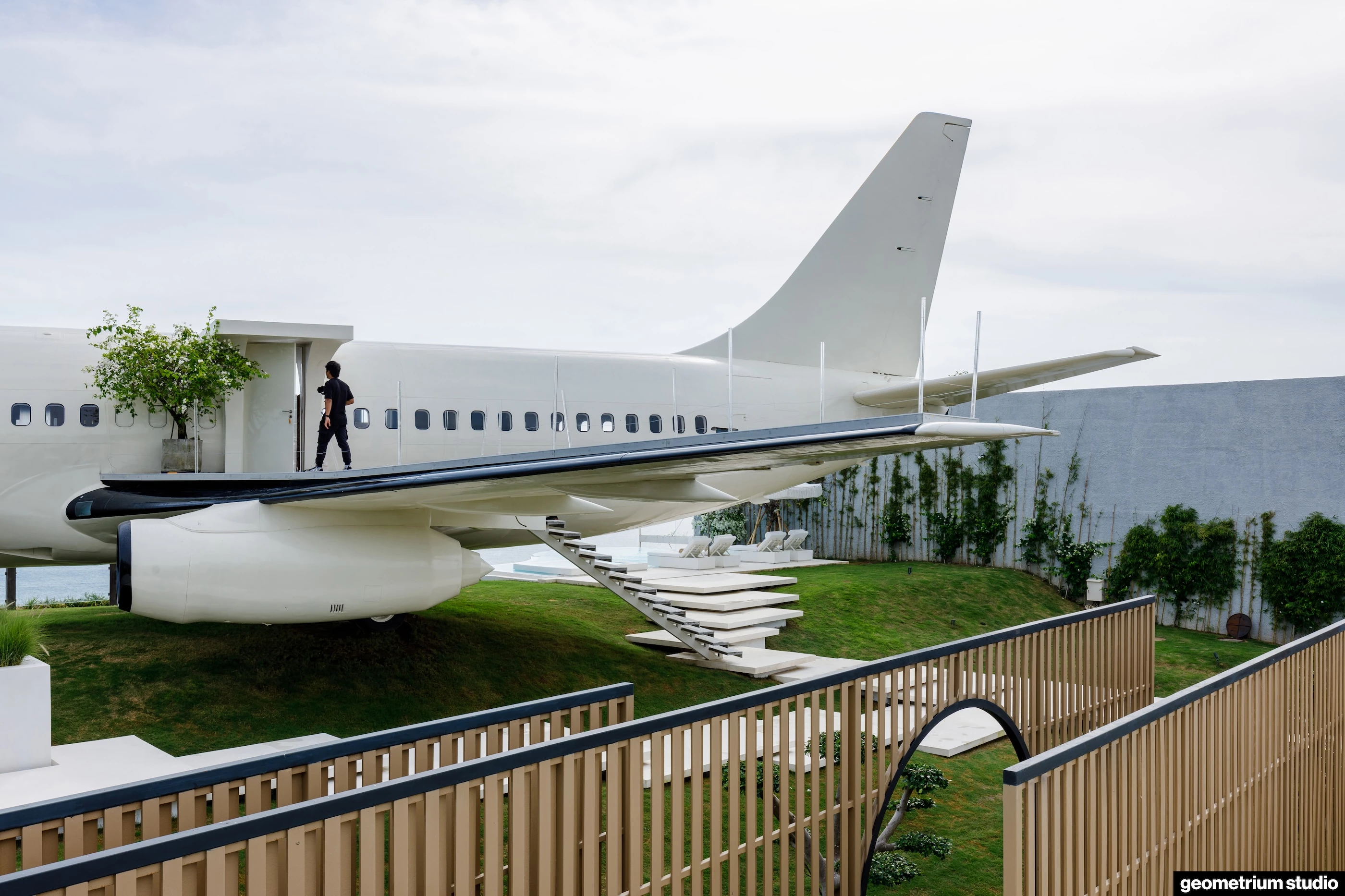 The Private Jet Villa is available for vacation rentals