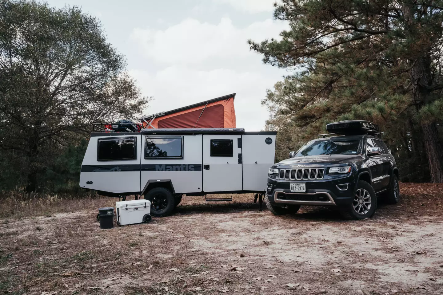 Find your own secluded off-the-beaten-path campsite with the newly upgraded Taxa Mantis Overland edition