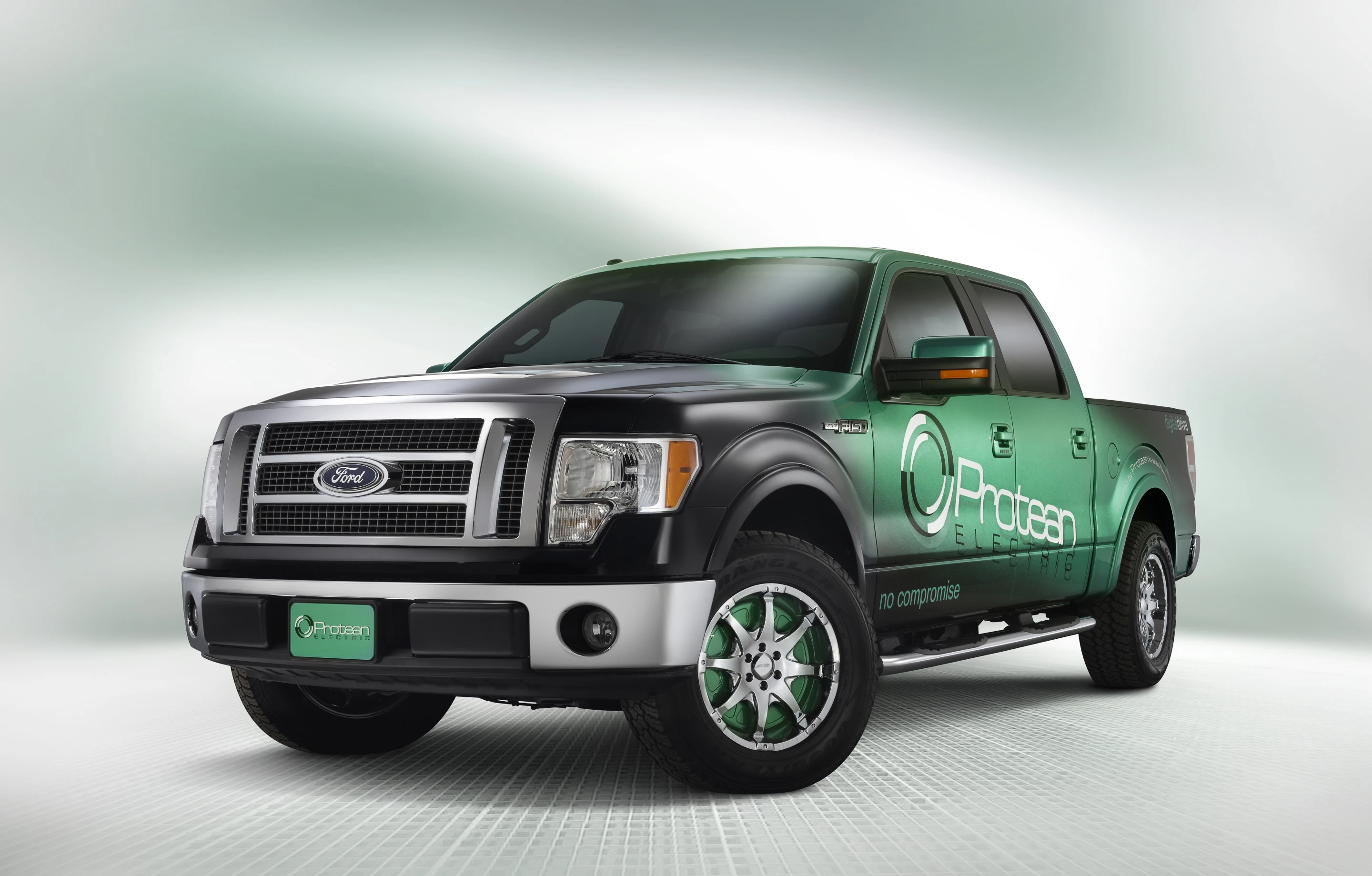 Ford F150 is one of Protean's demo vehicles outfitted with the new wheel-motor system