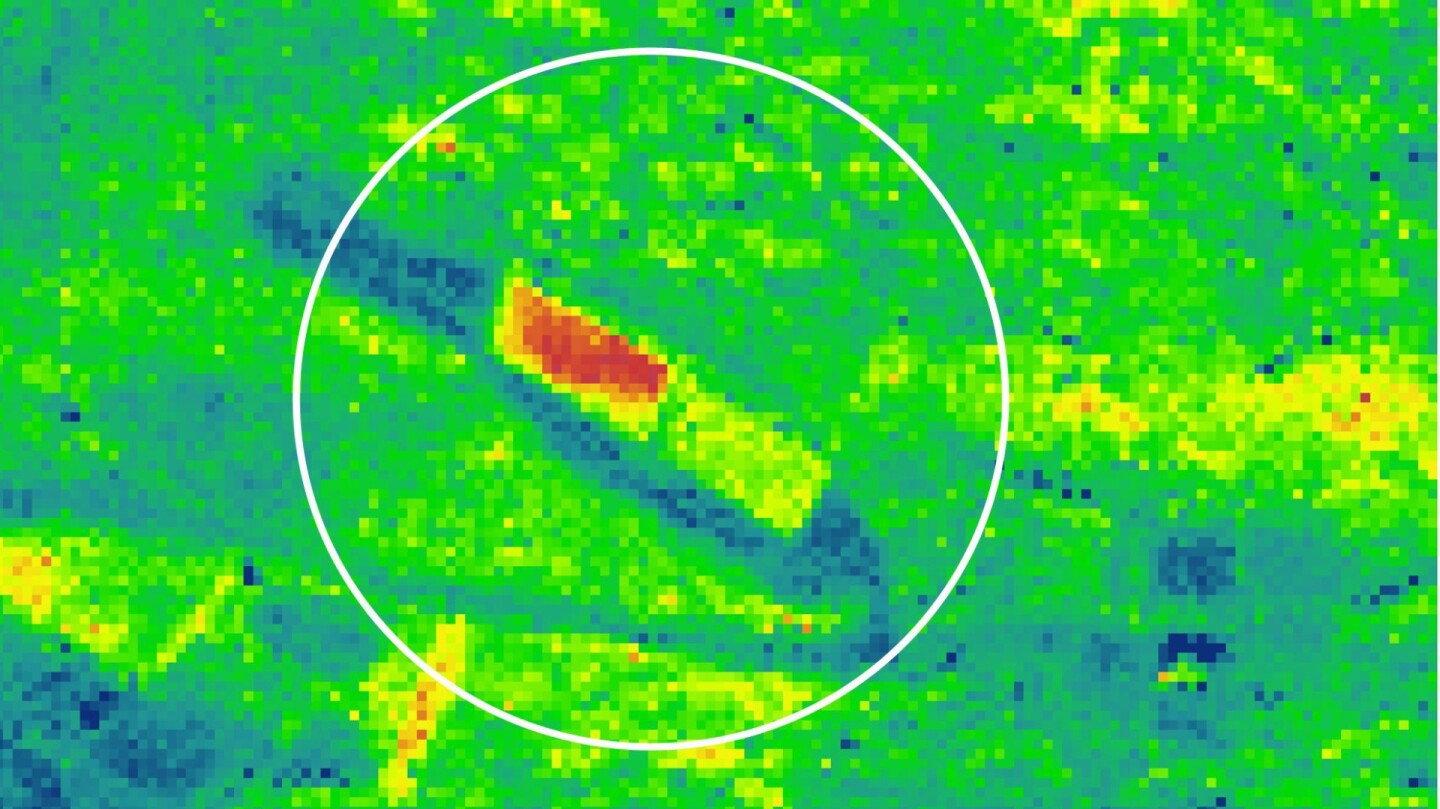 The mission's HyPlant instrument was successfully tested earlier this year, looking at the florescence levels of turf fields