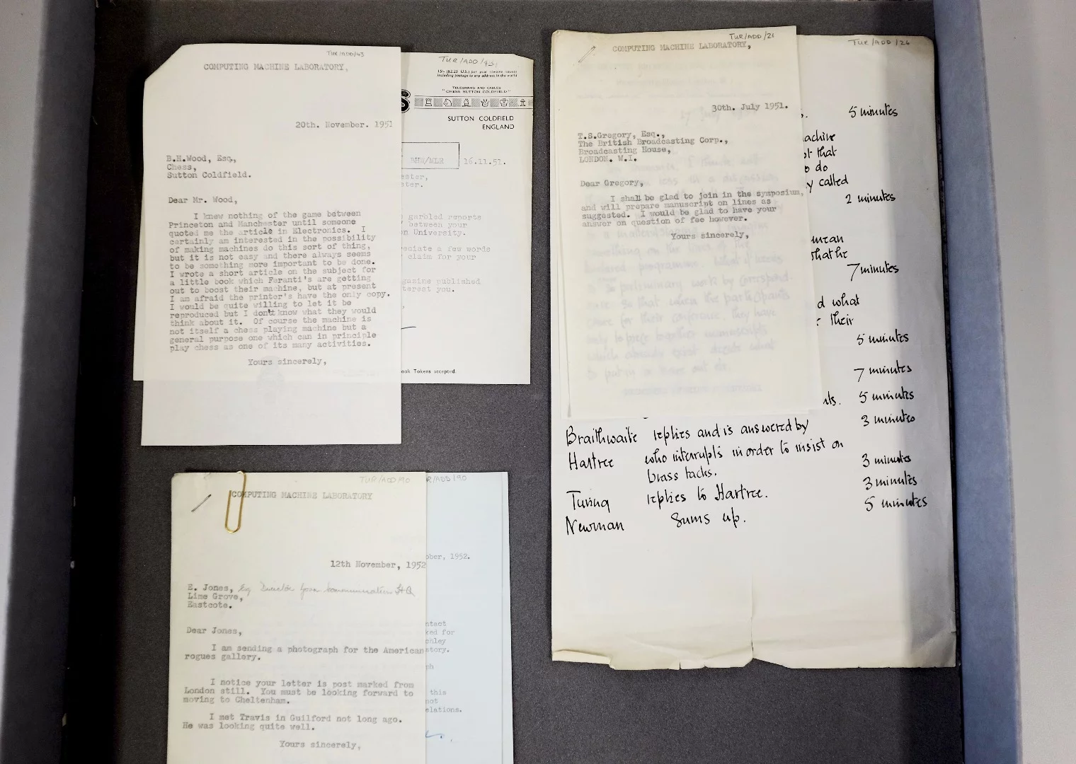 A selection of the documents included in the new find