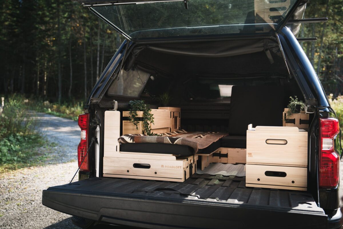 Single sleeper mode creates an L-shaped sofa lounge with single bed, requiring no conversion for a solo camper