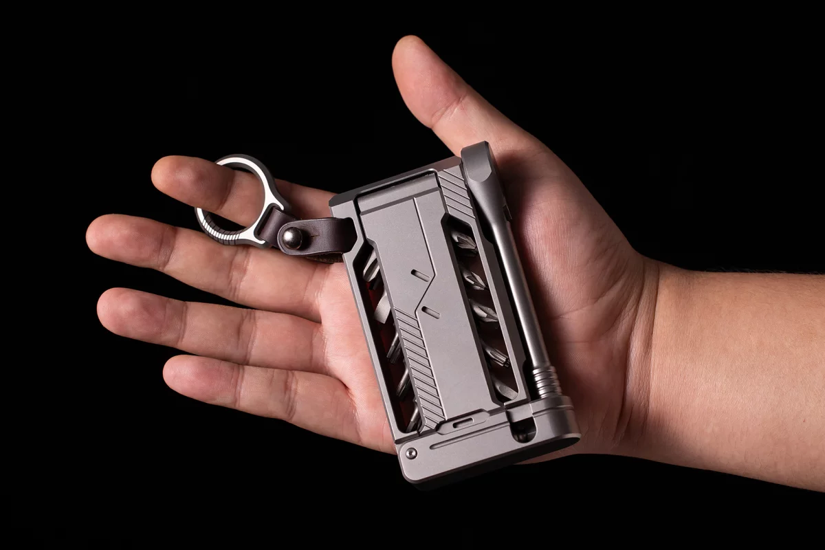 The TiNexus EDC ratchet is presently on Kickstarter