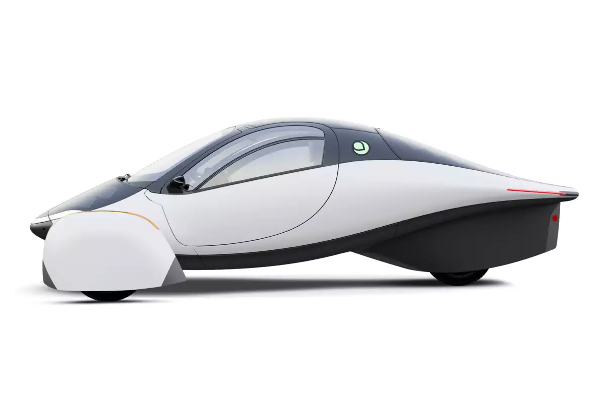 The Aptera looks pretty slippery in black and white