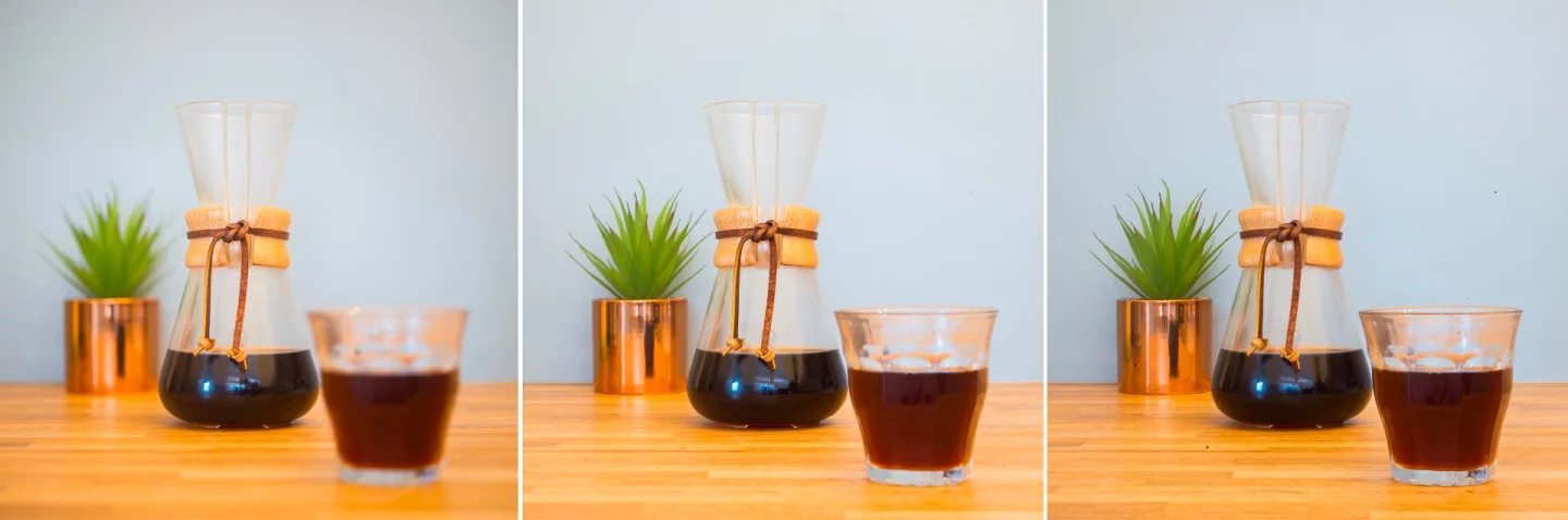 Shooting with a narrower aperture gives a wider depth-of-field, bringing more things into focus