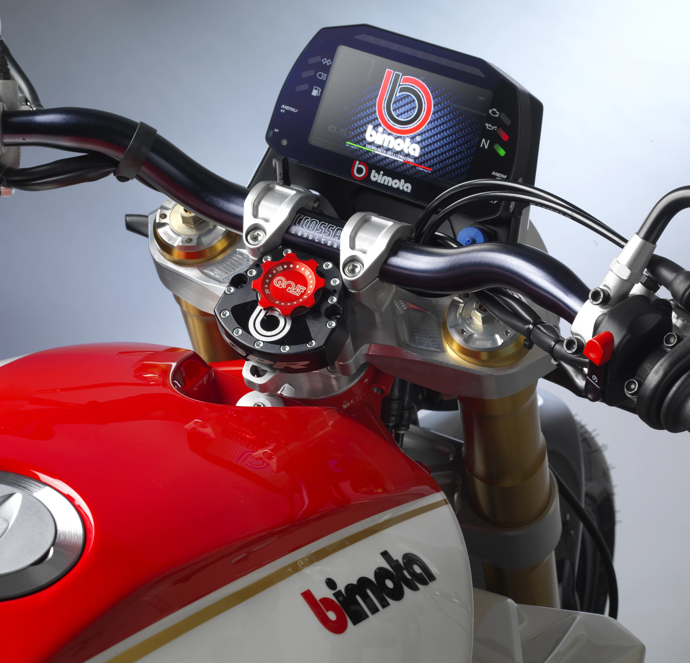 Bimota Impeto: optioned-up dash contains datalogging and GPS features