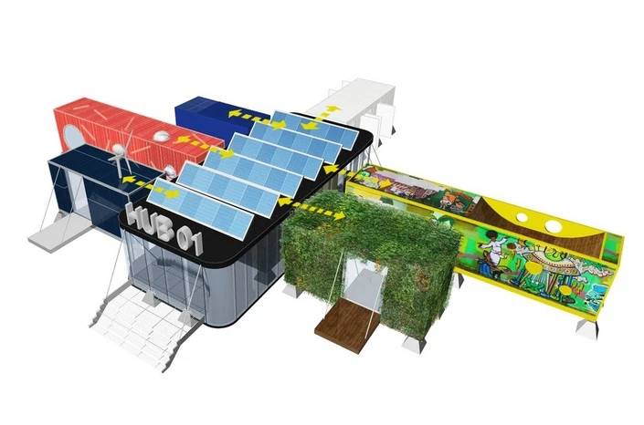Hub_01 mobile student housing concept