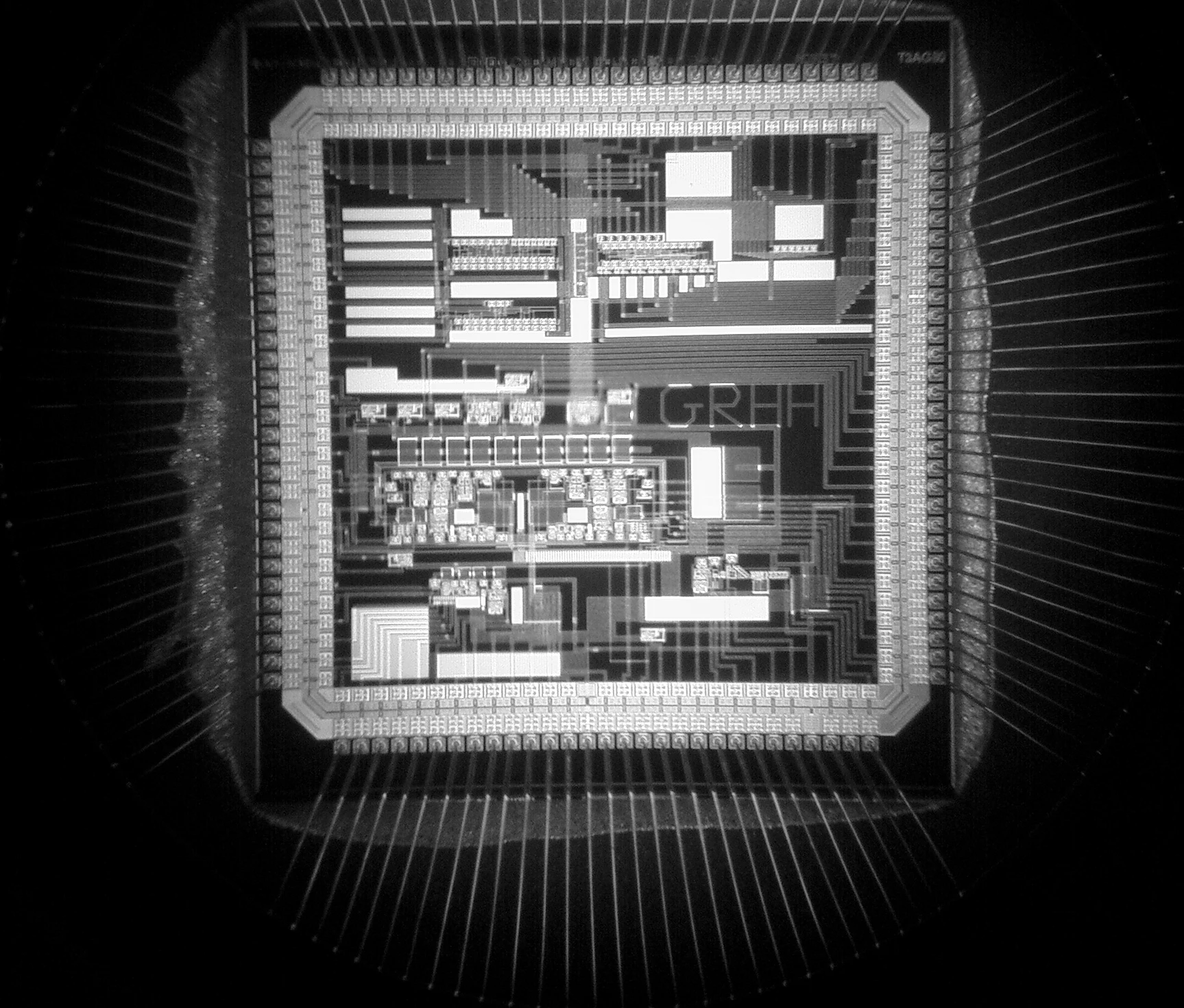 An image of the new computer chip, that mimics the activity of neurons in the brain (Photo: MIT)