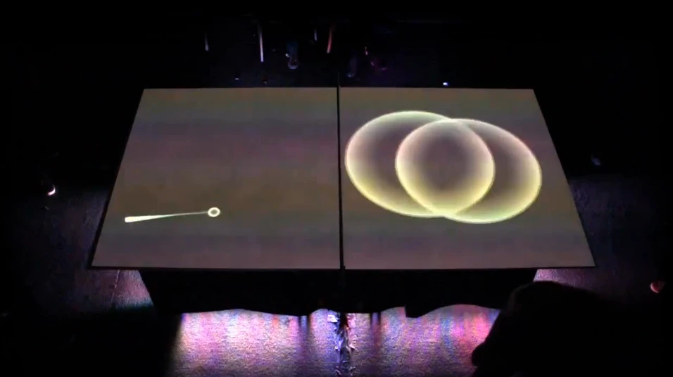 Pingtime: Ping Pong augmented (Video still: videogram)