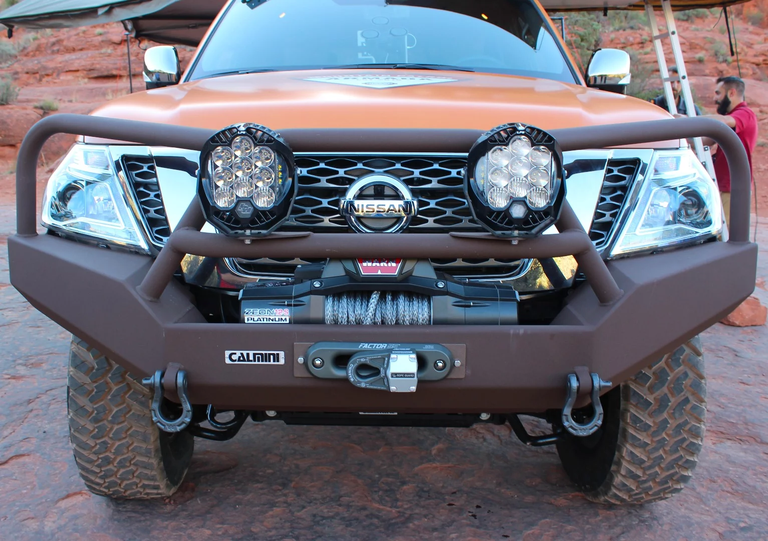 The Armada Mountain Patrol smiles (grimaces) for its close-up