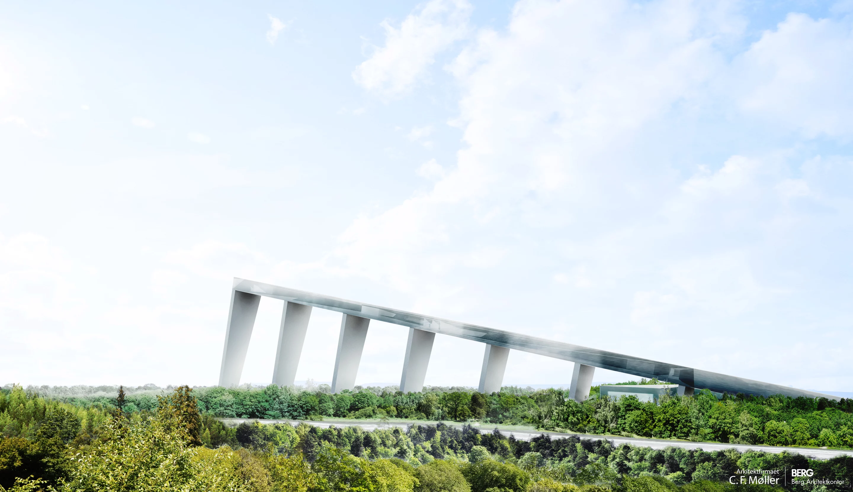 The project is estimated to cost between 1.5 to 2 billion Swedish kroner, with work to start at the end of 2013 (image from CF Moller)