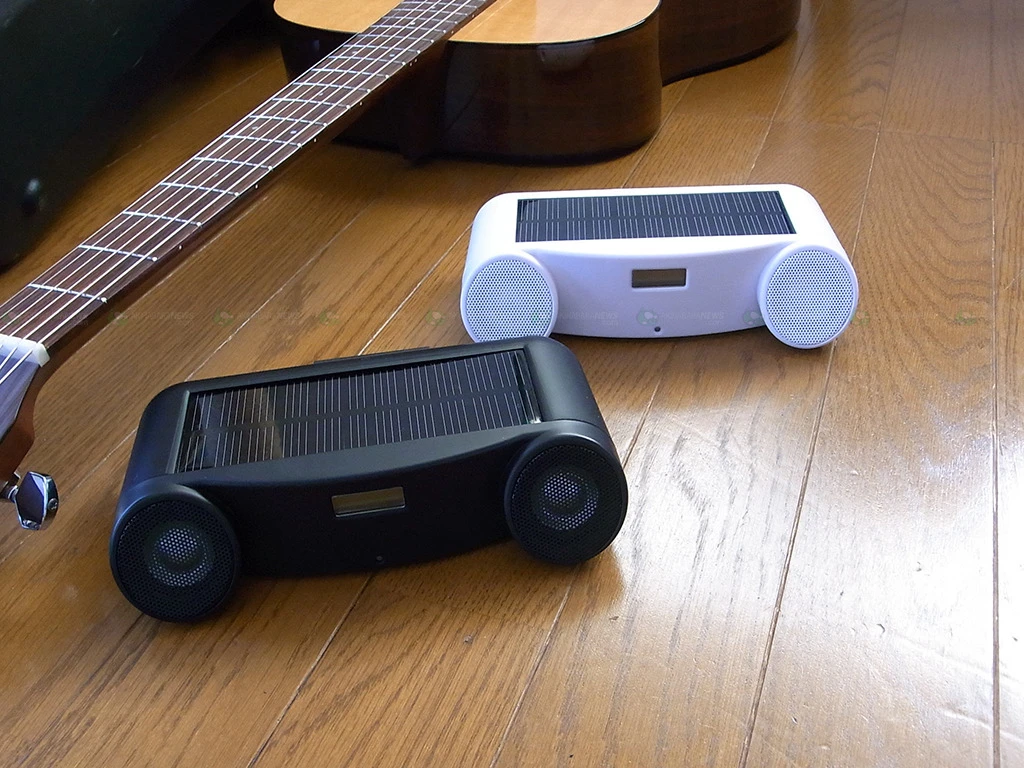 The Landport Solar Sound speakers