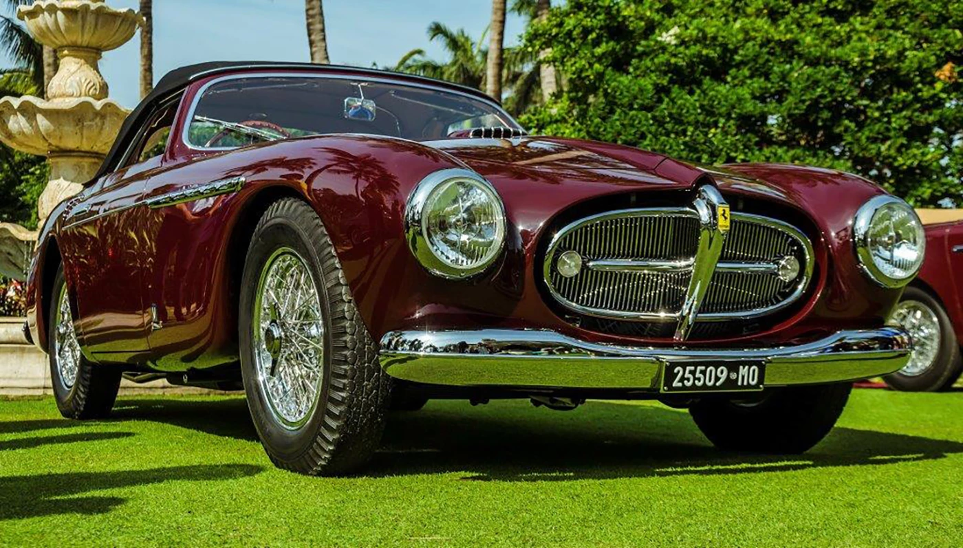 The winning 1951 Ferrari 212 Export Cabriolet by Vignale from the 2017 Gran Turismo Ferrari Cup at the Cavallino Classic