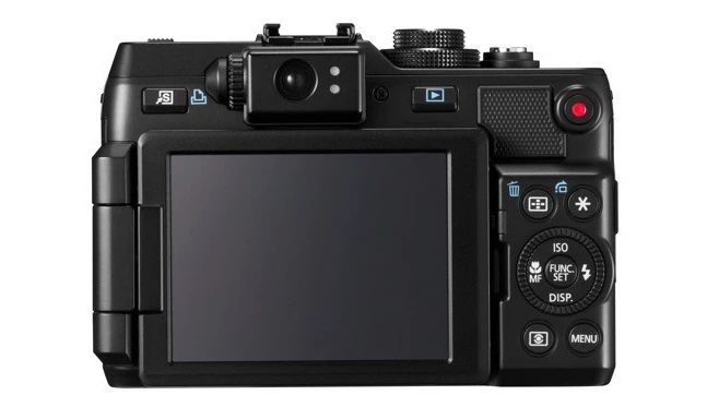The Canon G1 X features a 922,000 dot LCD