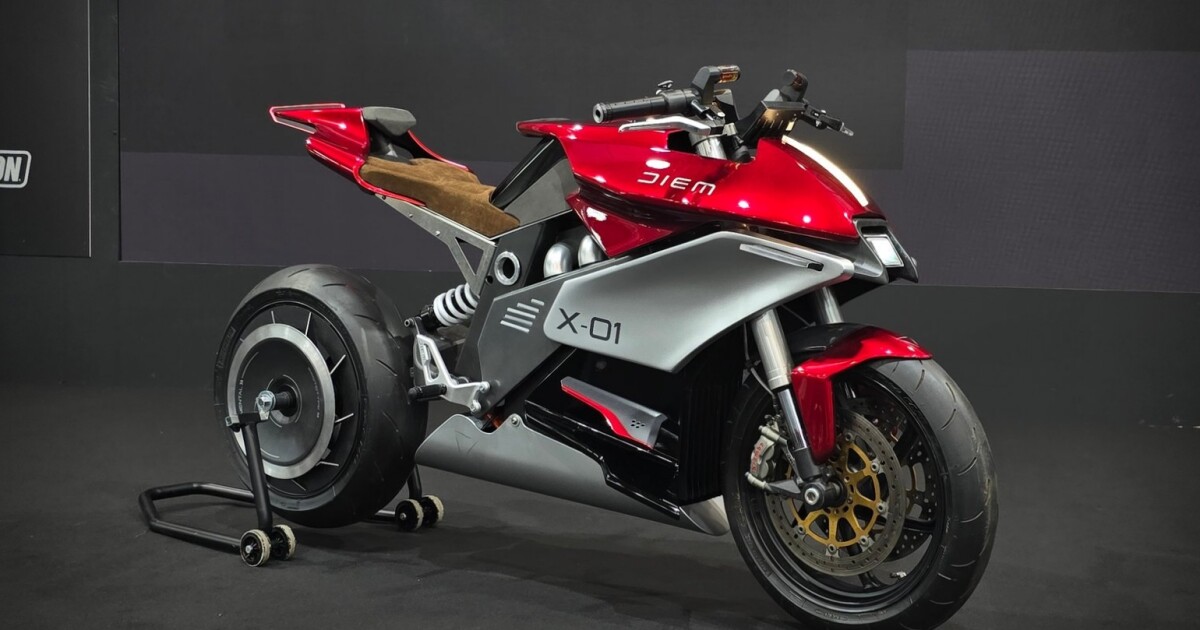 Diem Motors unveils sleek X-01 electric concept bike