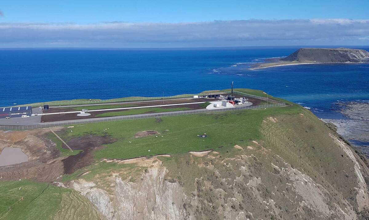 The Rocket Lab launch complex is on the North Island in New Zealand