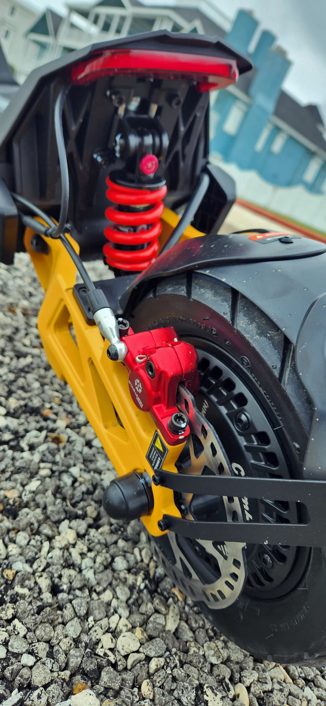 The back end of the scoot ... the thing most people will be looking at as you tear away.