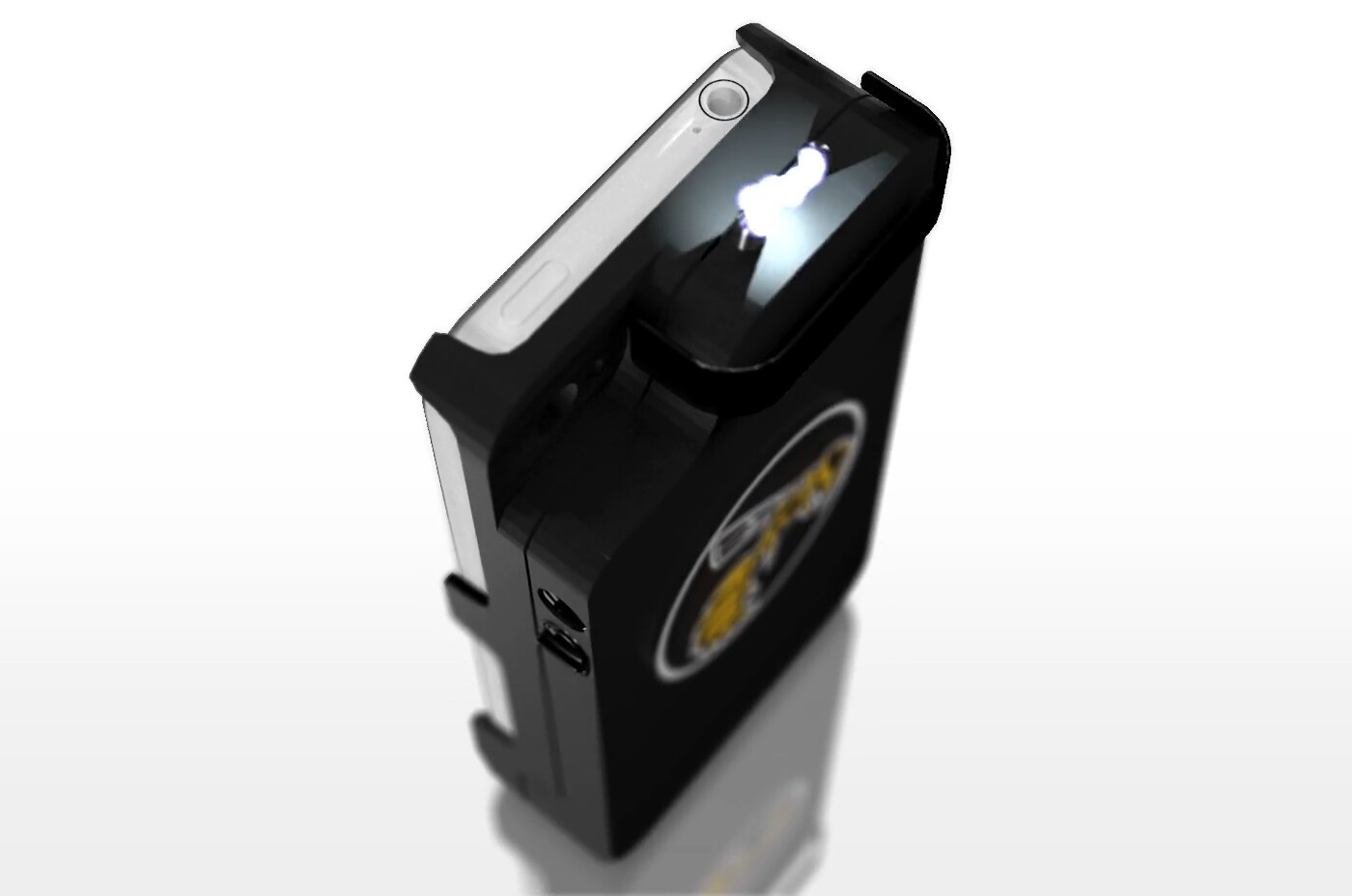 Yellow Jacket case sets iPhone to stun