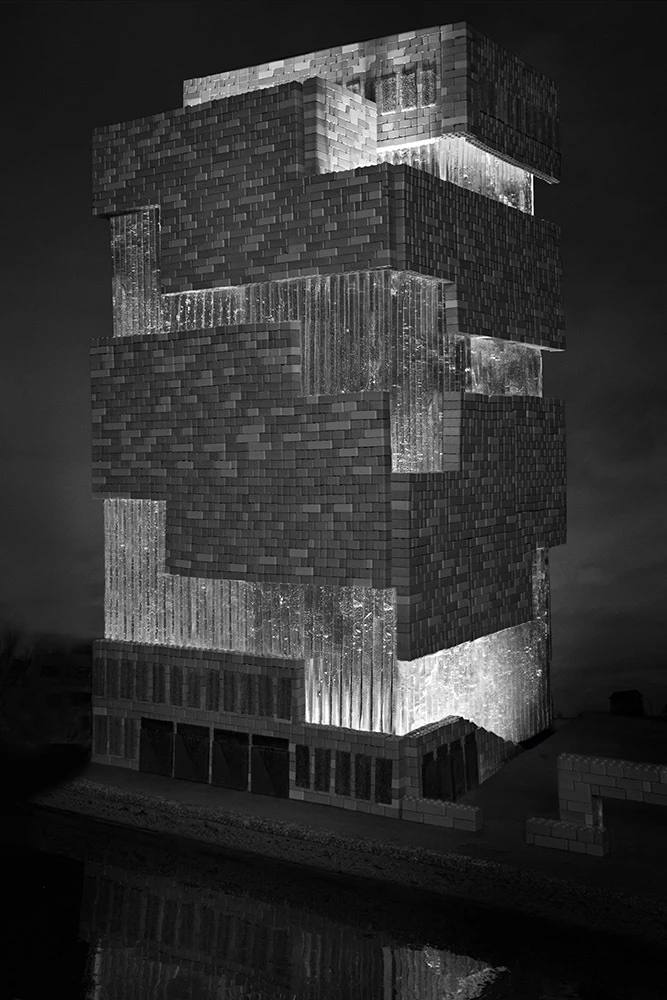 Museum Aan de Stroom (MAS), Antwerp, by Neutelings Riedijk Architects was created using gingerbread, lego candy, hard candy, sesame candy, chocolate, bubble gum, and sour rolls (Photo: Henry Hargreaves)