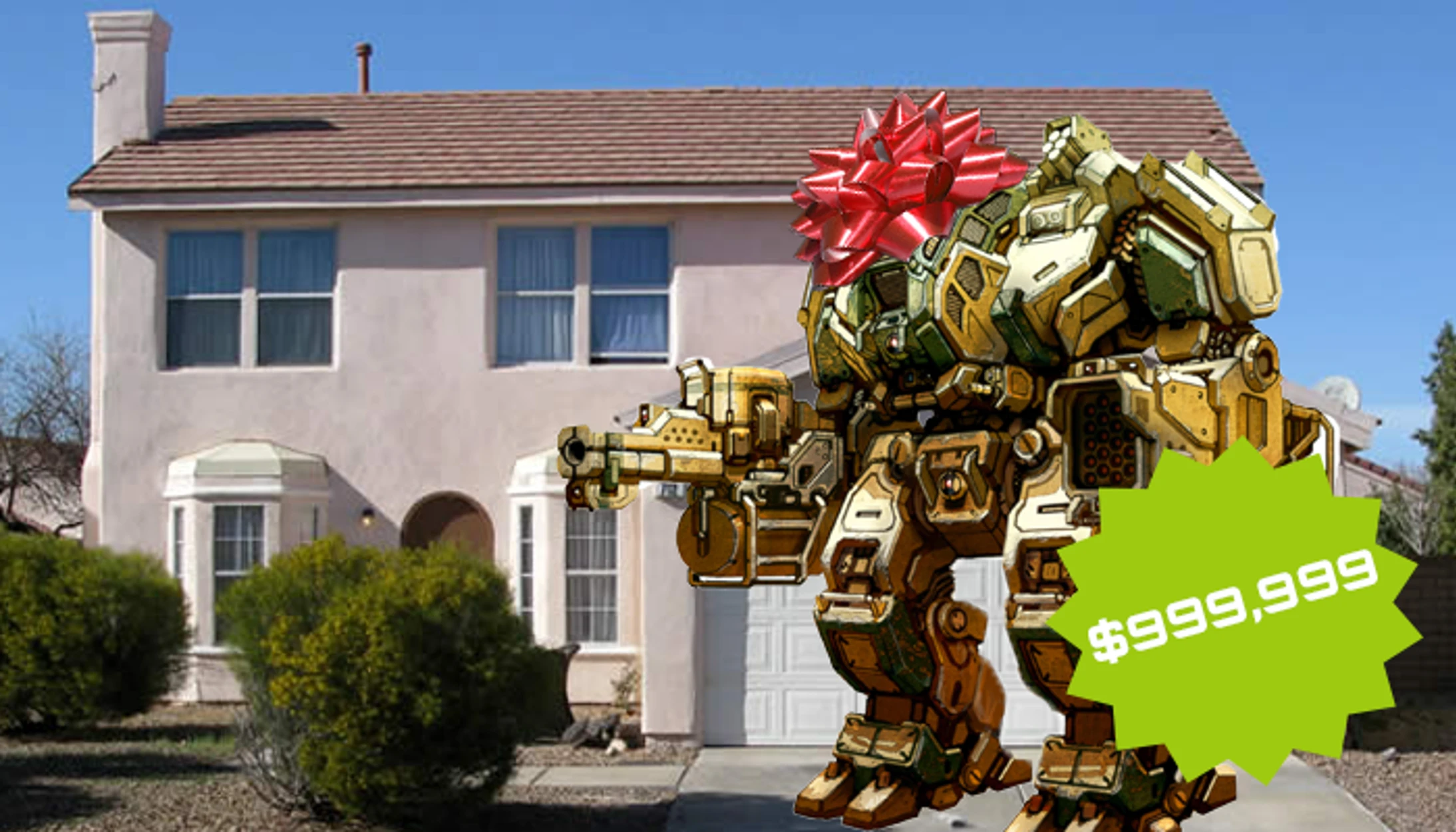 The MegaBots team has pledged to build and sell a custom robot for US$999,999.99