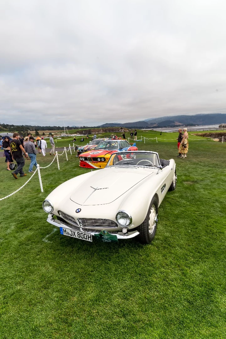 A 1957 BMW 507 Roadster, beautifully restored by BMW Classic Group