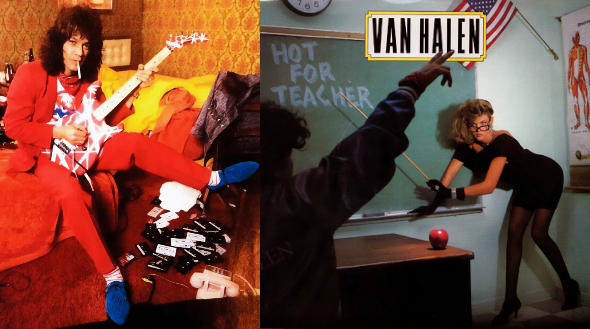 One of the most iconic guitars of the MTV Era, as played by one of the most influential guitarists of his generation. Remarkably, “Hot for Teacher” reached just #56 on the Billboard charts while another track from the "1984" album in "Jump" became Van Halen's only number-one single on the Billboard Hot 100. Just the same, the film clip clearly made an impression, because the stage used and filmed guitar, custom made by Paul Unkert of Kramer Guitars for Eddie Van Halen, sold for $3,932,000 at a Sotheby's auction in April 2023. It takes two people to stage a bidding war, and the guitar exceeded the wildest expectations by nearly a million dollars to become the third most valuable guitar ever to sell at auction at that point in time. The guitar went back to auction in October 2025, selling for $2,734,000.