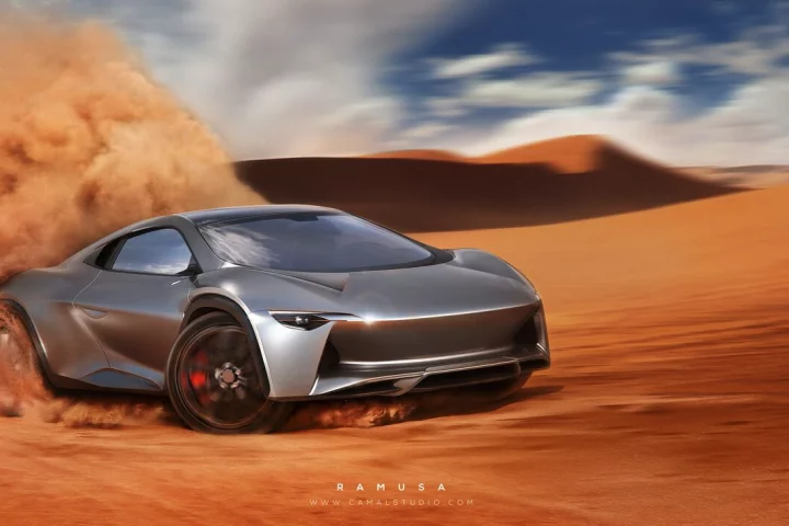 The Camal Ramusa is a new look at an all-terrain supercar