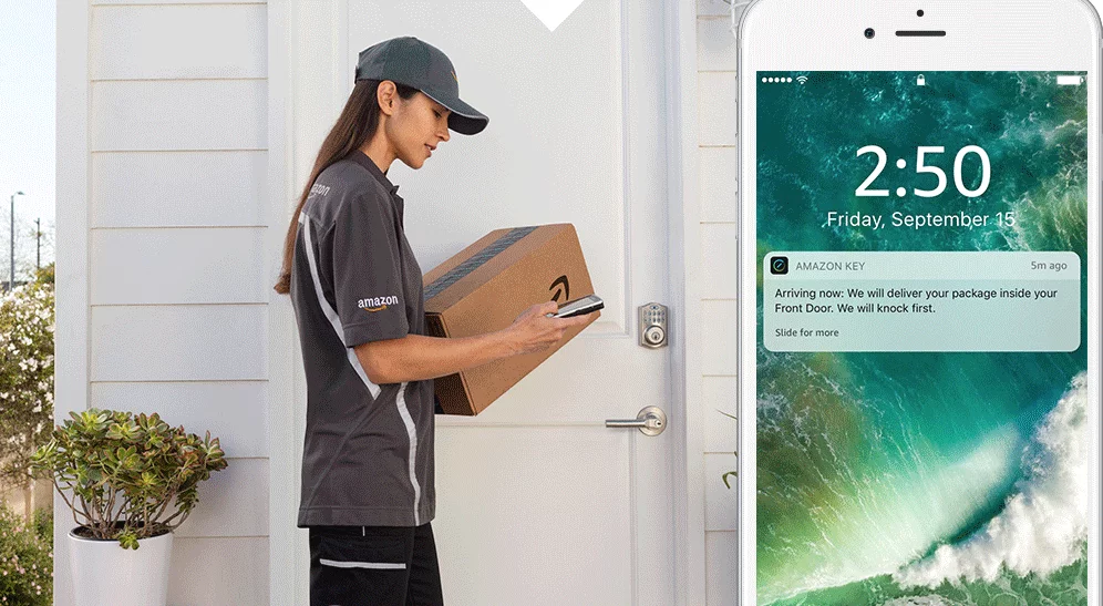 Once a compatible smart lock and Amazon Cloud Cam security camera are installed, the dedicated Amazon Key smartphone app handles the rest