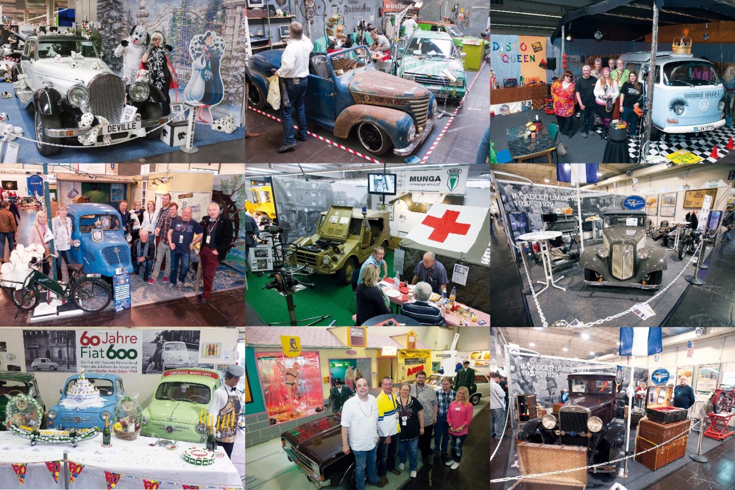 More than 220 classic clubs turned up this year to display their enthusiasm and enrol new members and the levels of enthusiasm was contagious - car clubs are part of the social fabric of German society and it only takes a quick glance at these images to see the camaraderie involved.