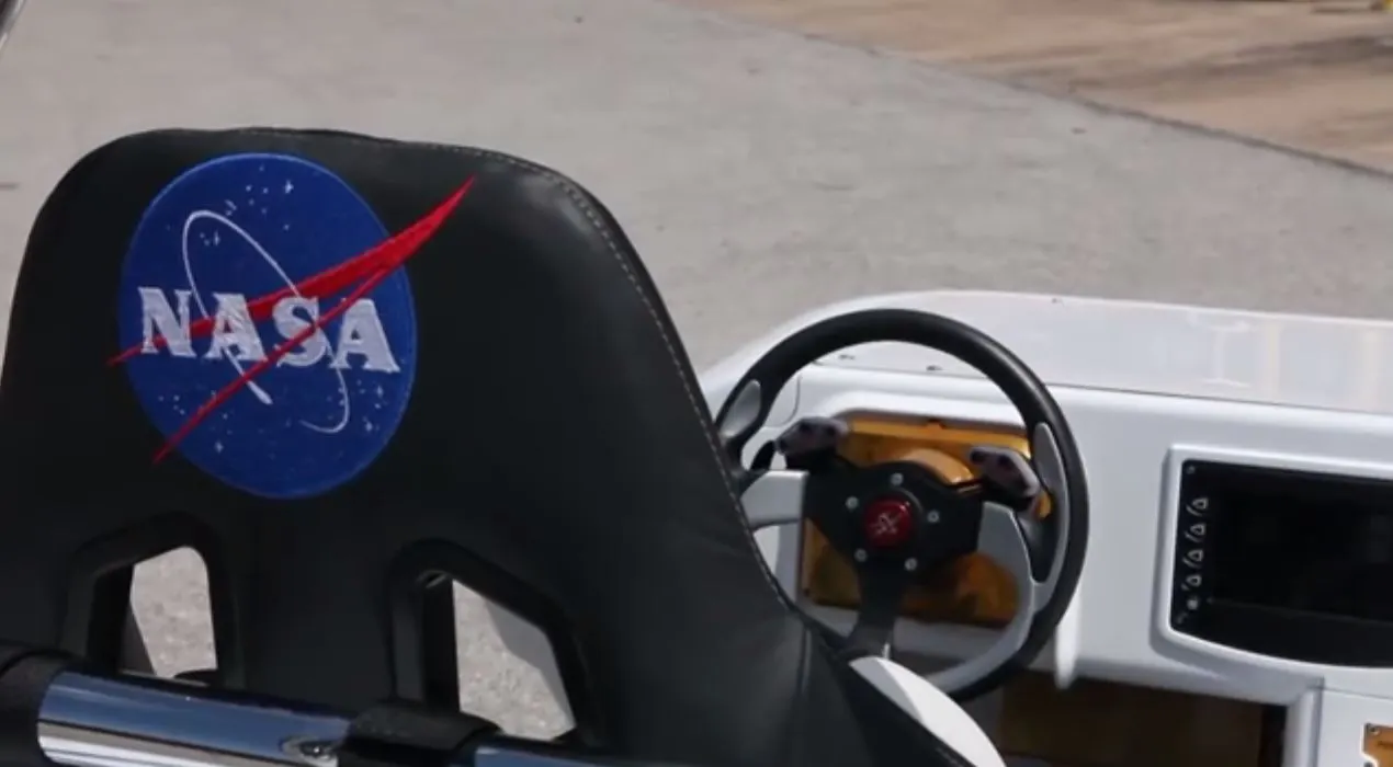 The driver's seat (Photo: NASA)