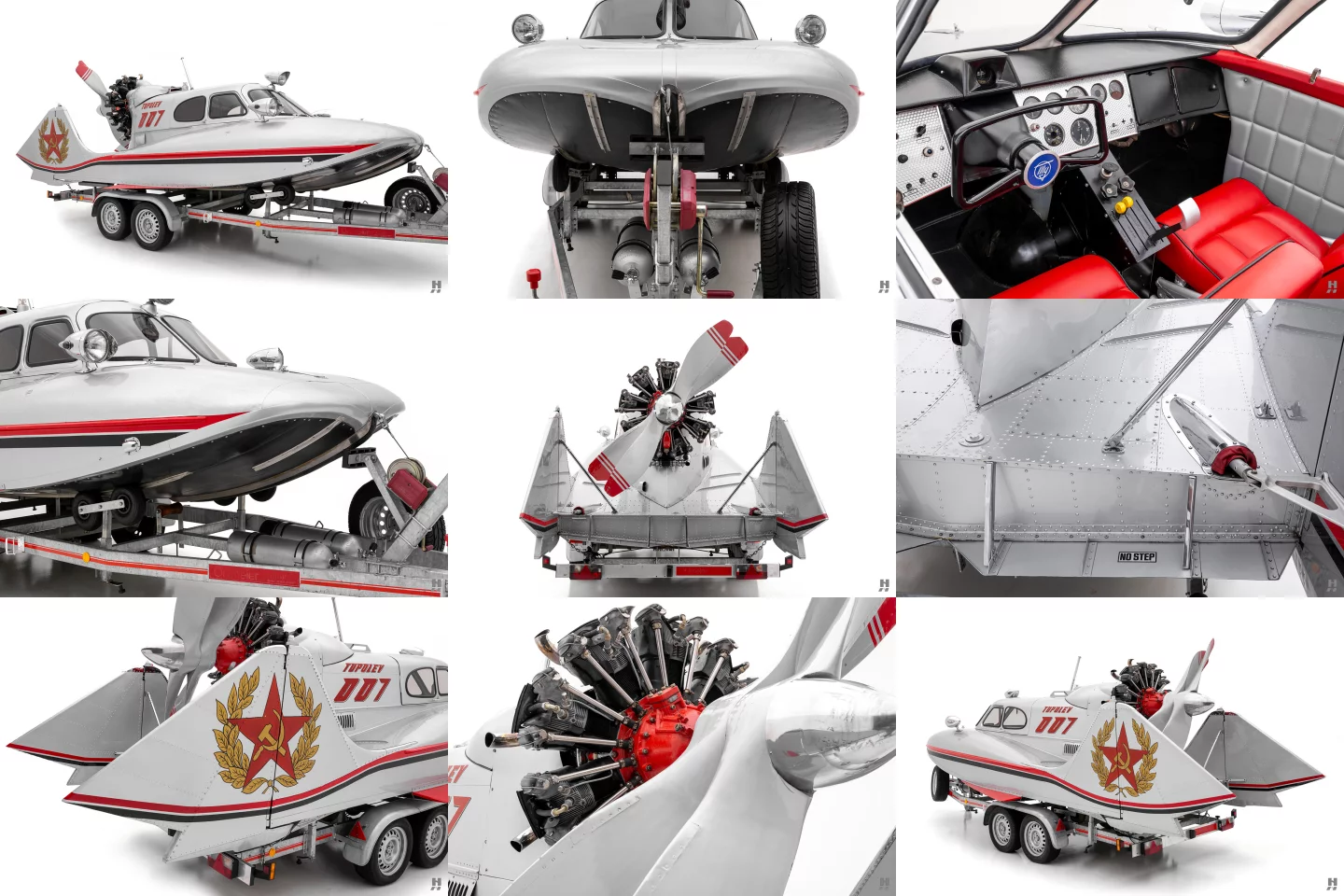 Aero boats come in many shapes and sizes but the Tupolev A-3 007 Aerosled is truly a masterpiece of design for arctic conditions.