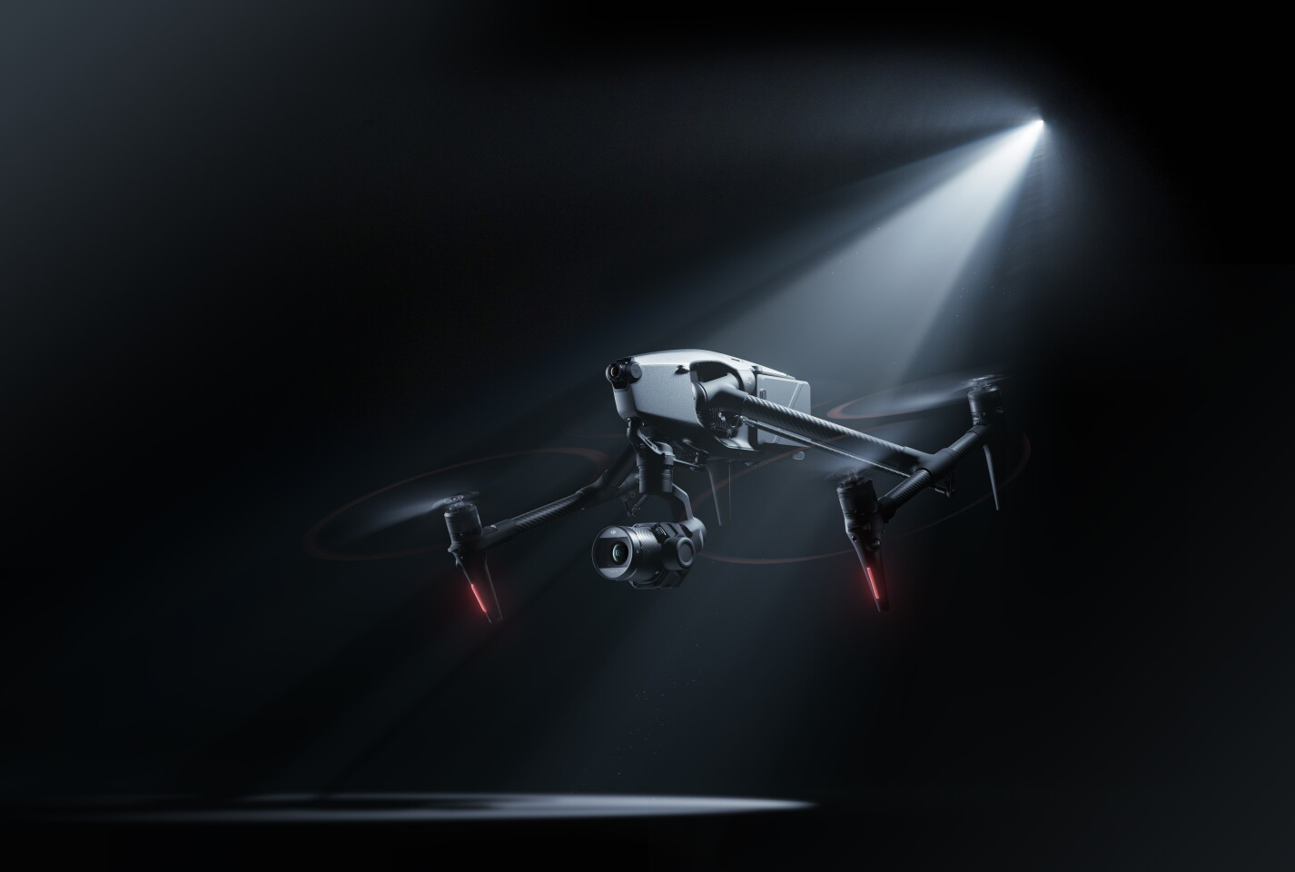 The Inspire 3 boasts dual native ISOs. "Delivers ultra-clear video with crisp details even in low-light scenes"