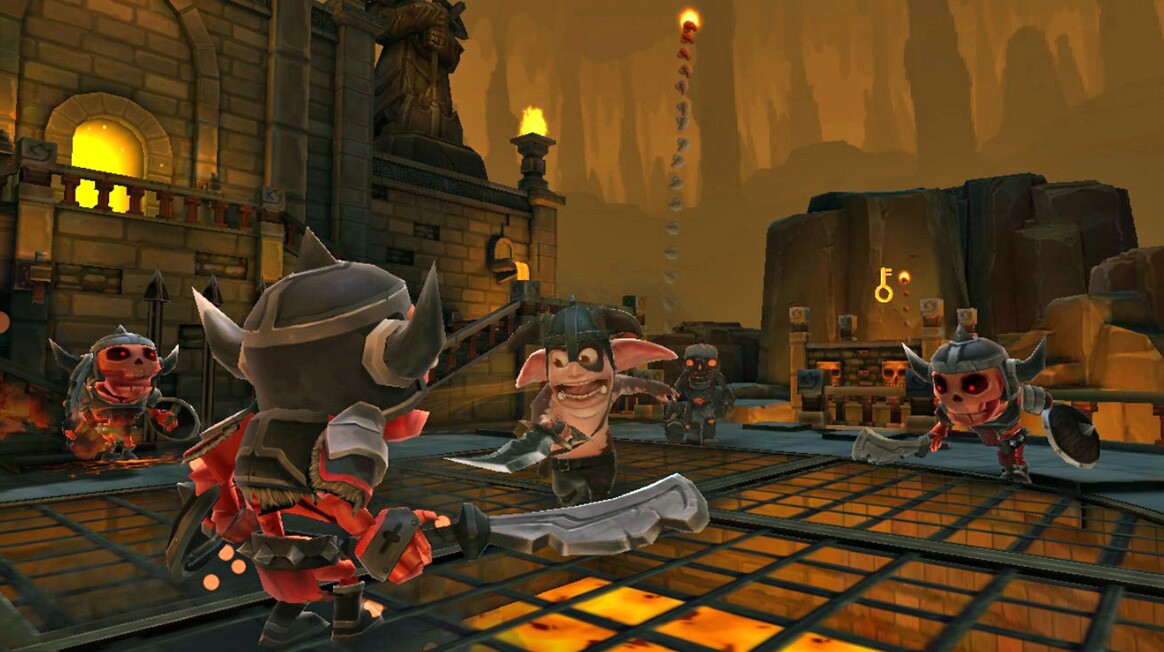 HeroBound on the Gear VR, though screenshots can't possibly do virtual reality justice