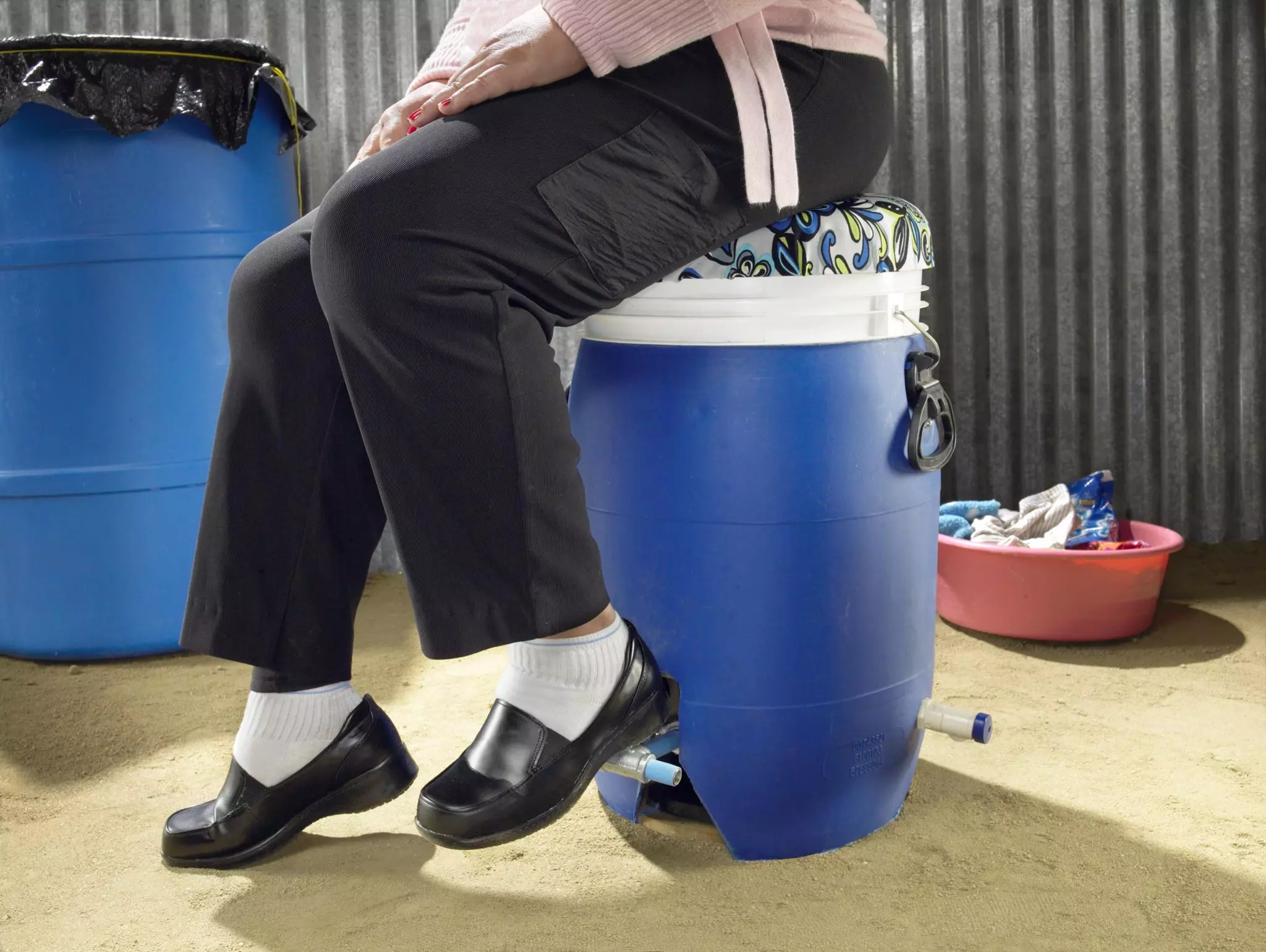 GinaDora human-powered washer and spin dryer