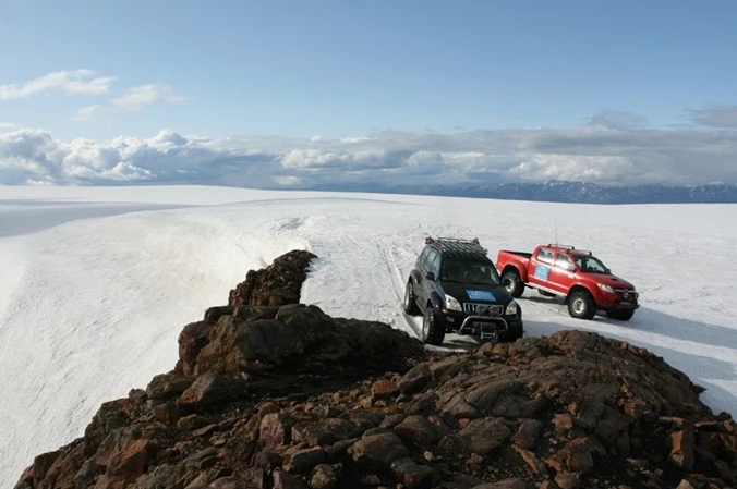 Arctic Trucks in action, Iceland.