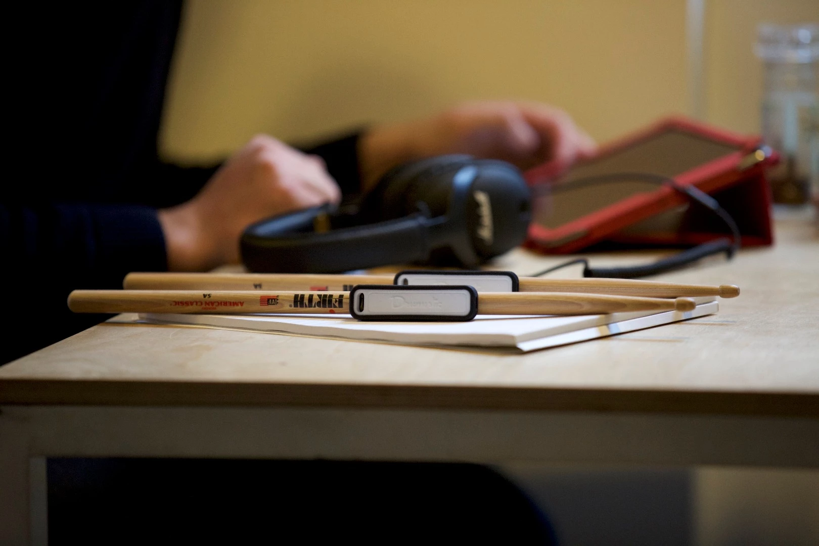 The app is reported capable of transcribing Drumistic sessions into sheet music