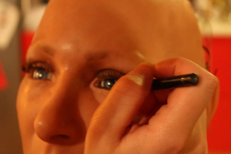 FACE's skin is made of Frubber, a patented silicone elastomer developed by Hanson Robotics
