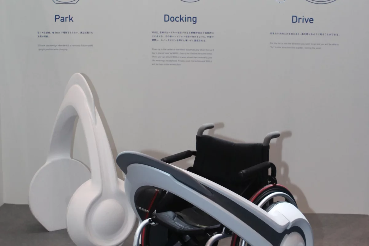 The WHILL on display at the Tokyo Motor Show (Photo: Gizmag)