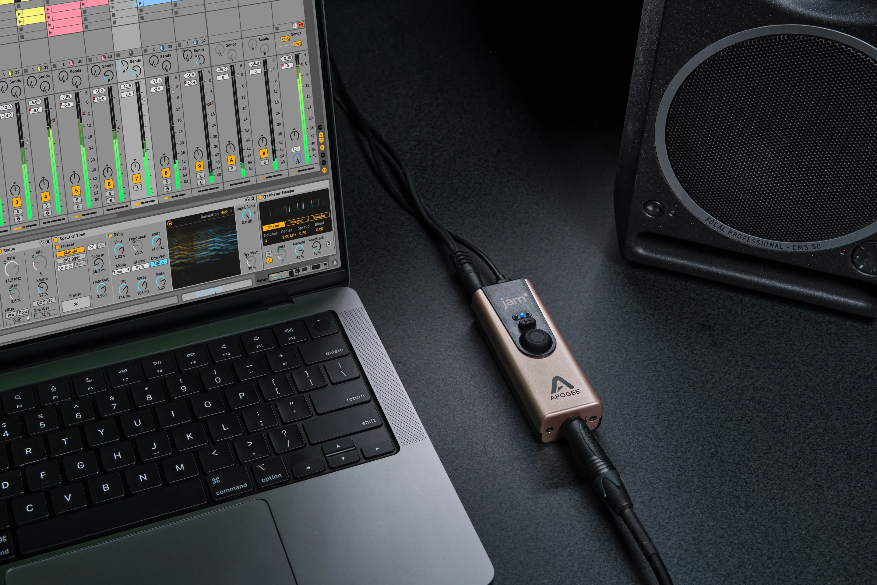The Apogee Jam X USB guitar interface is compatible with iOS devices as well as Mac and PC (with a Windows driver)