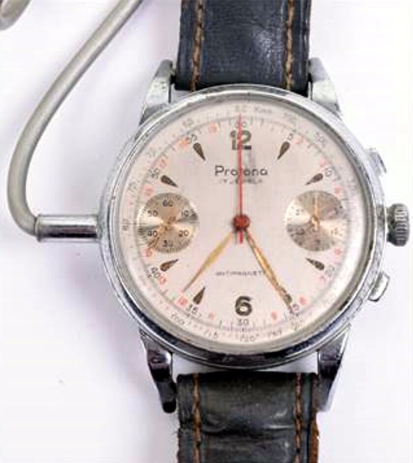 Detail of the microphone watch