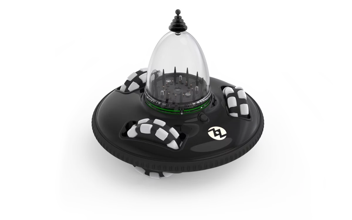 ZoZbot can be put to work in everything from lounge room floor soccer matches to table-top games of pool
