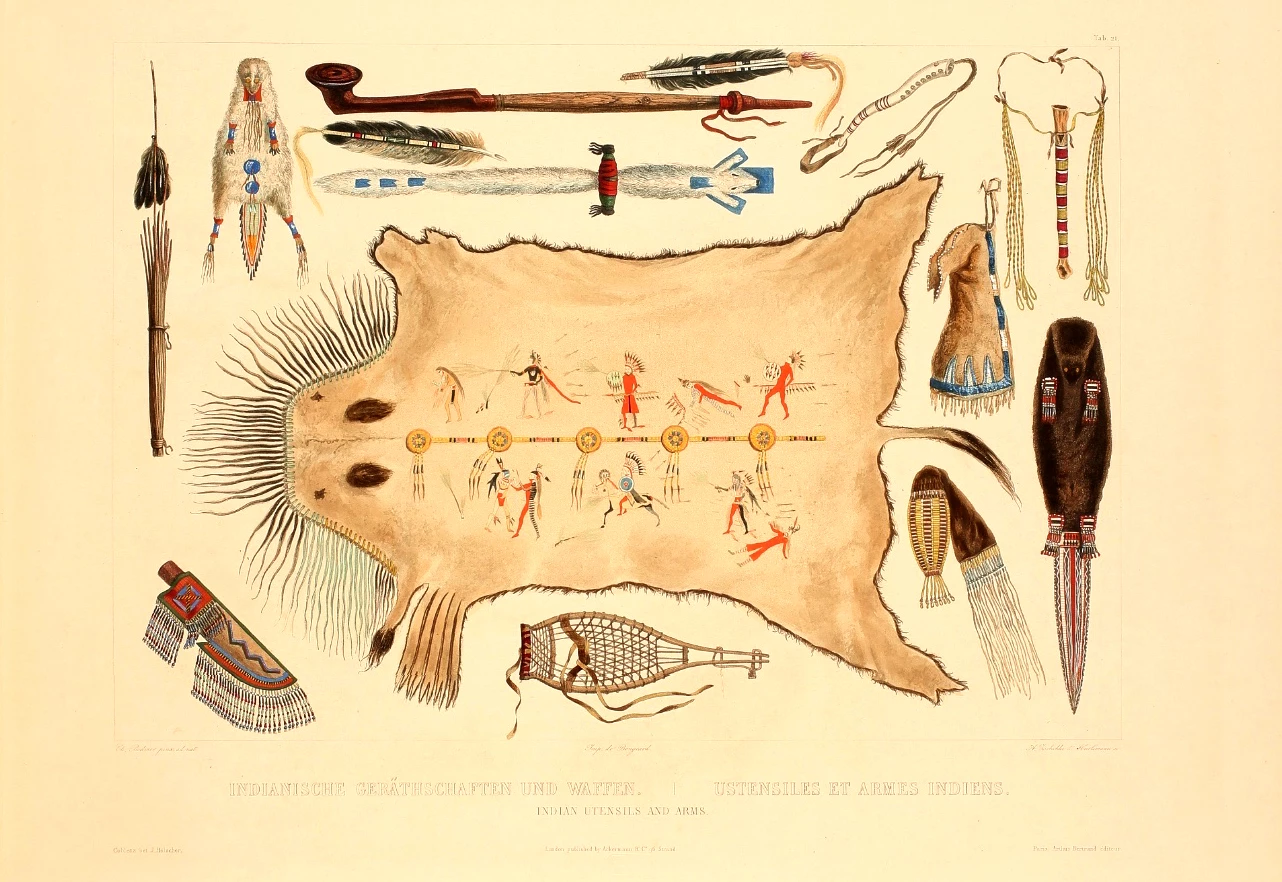 The Voyage dans l'intérieur de l'Amérique du Nord, exécuté pendant les années 1832, 1833 et 1834 by Karl Bodmer and Prince Maximilian zu Wied-Neuwied is justly celebrated as the greatest illustrated American travel narrative and the most important depiction of American Indians in the frontier era. This copy sold for $420,500 at Sothebys on June 13, 2017